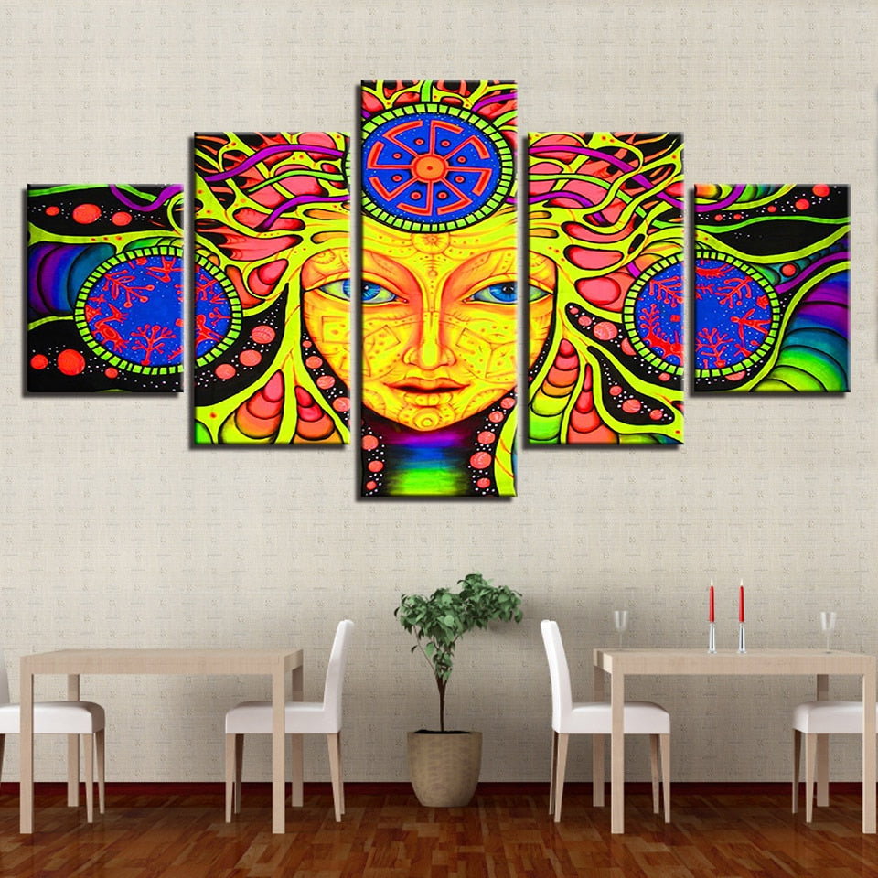 Vrouw Abstract | 5 Luiken