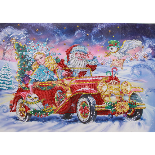 Kerstman | Partial | 30x40cm