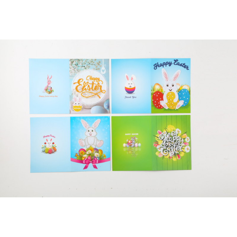Happy Easter Kaarten | 4 Stuks
