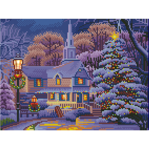 Kerstavond LED | Diamond Painting
