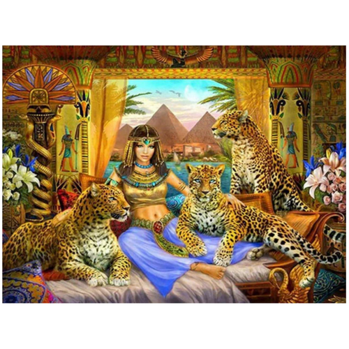 Egyptische Koningin & Luipaarden