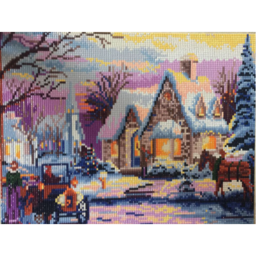 Winterlandschap LED | Diamond Painting