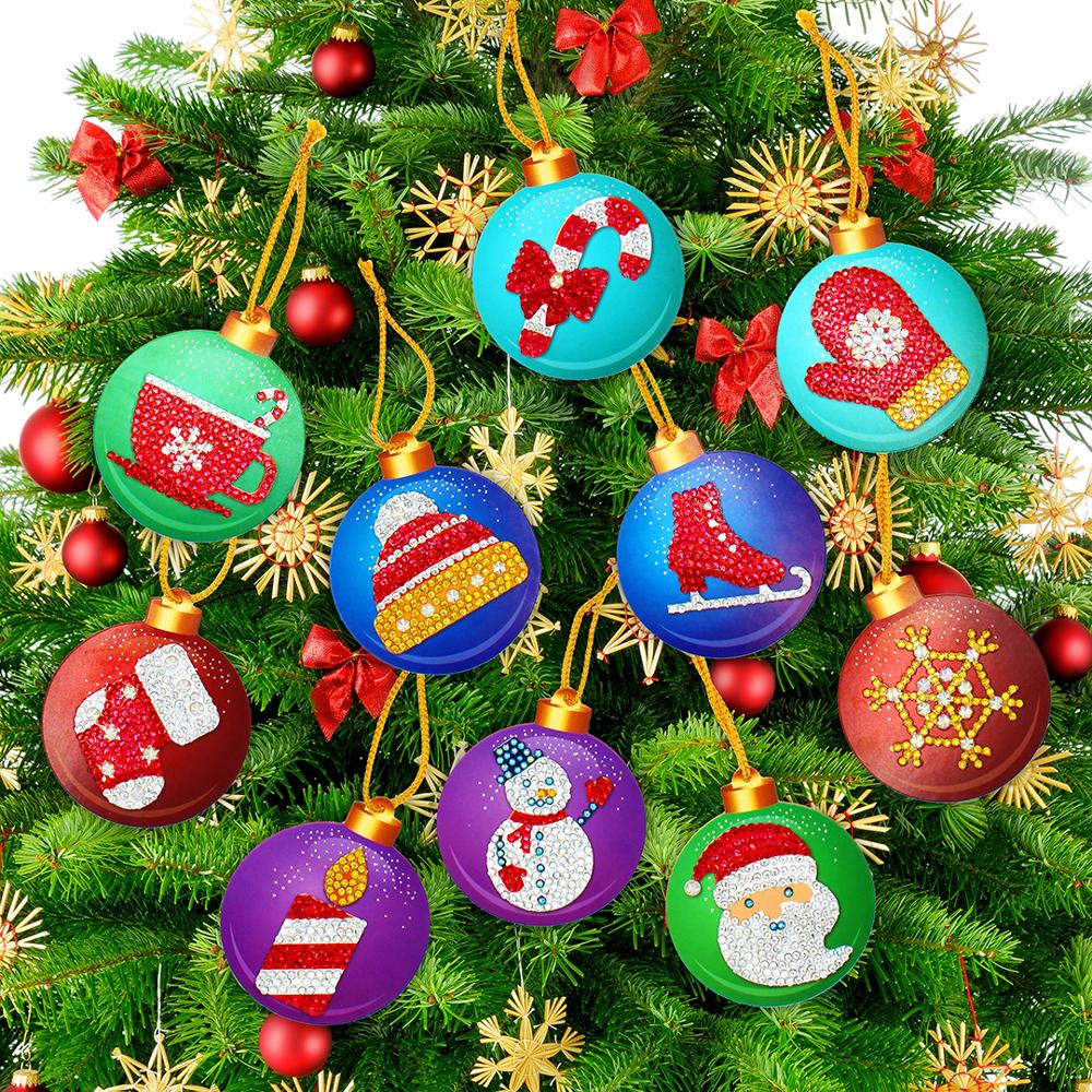 Naler 12 stuks belletjes, kerstboomversiering, rood, wit, klok, voor Naler 12 stuks belletjes, kerstboomversiering, rood, wit, klok, voor