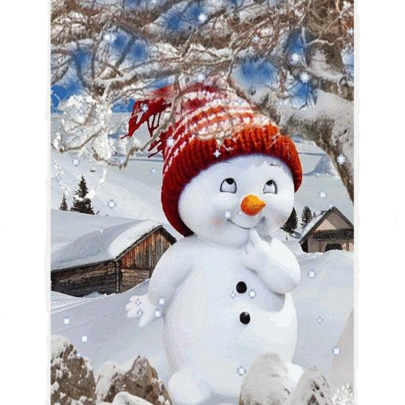 Sneeuwpop | Diamond Painting