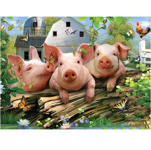 3 Varkens | Diamond Painting