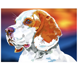 Beagle | Exclusieve Diamond Painting