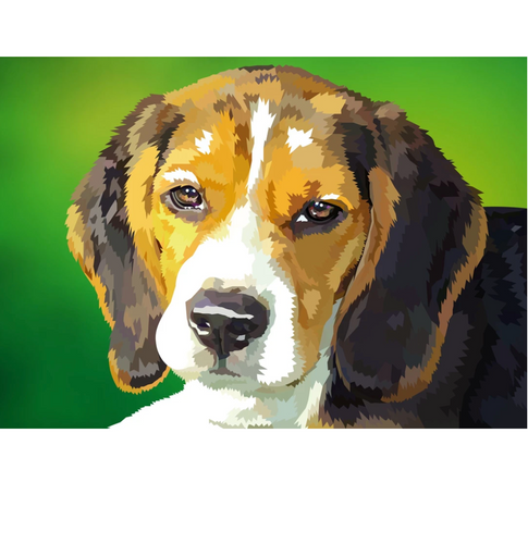 Beagle | Exclusieve Diamond Painting