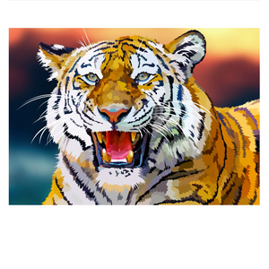 Tijger | Exclusieve Diamond Painting