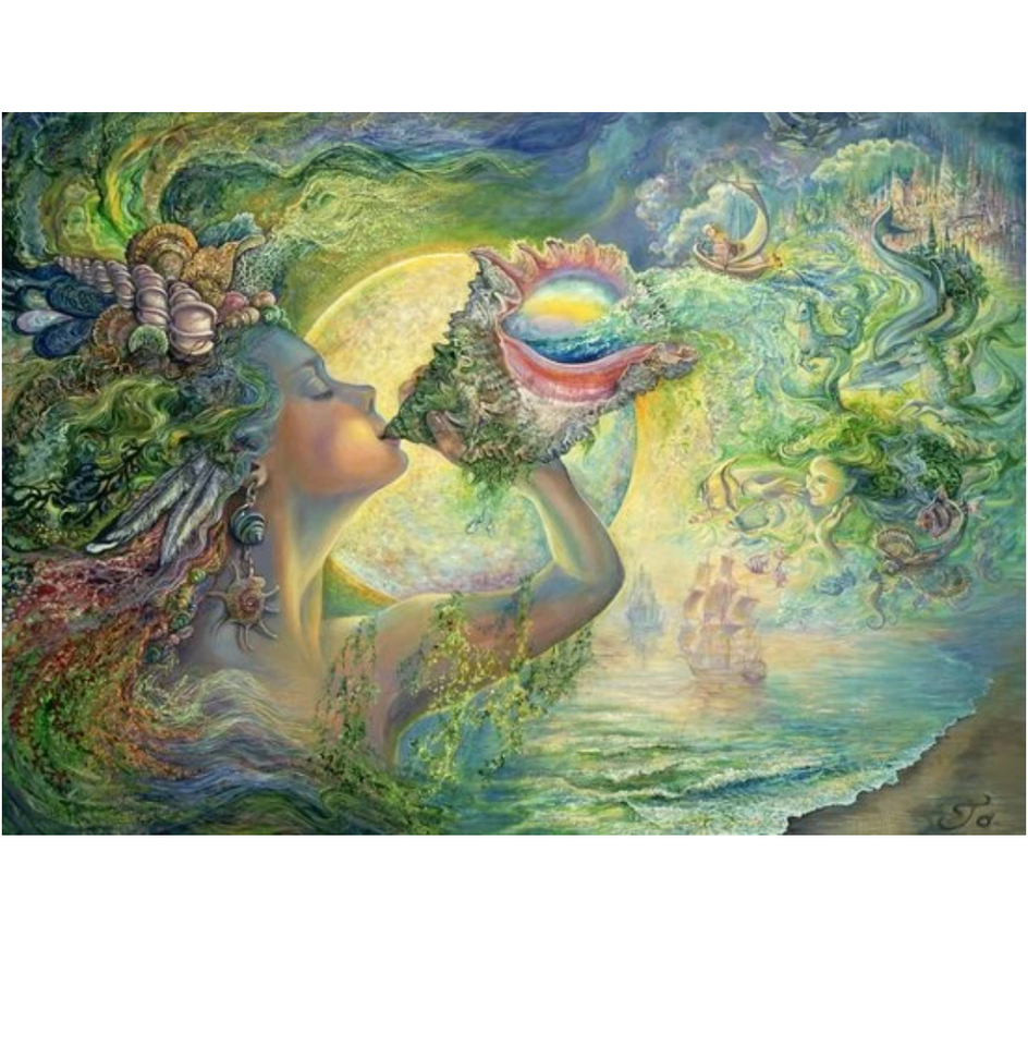 Vrouw & Schelp | Diamond Painting