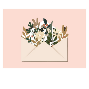 Envelop Met Bloemen | #Blijfthuis