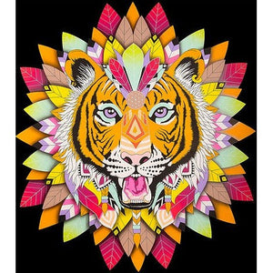 Tijger Totem | Exclusieve Diamond Painting