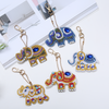 Olifant Sleutelhangers | 5 Stuks