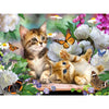 Kat - Vlinder | Diamond Painting