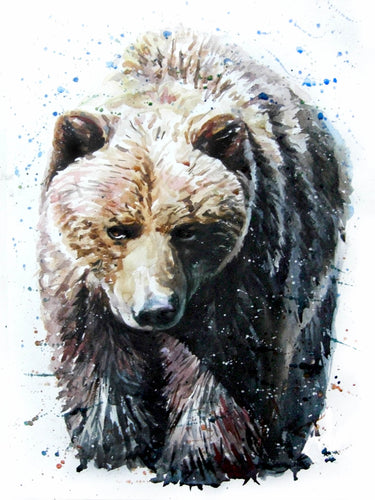 Bruine Beer | Diamond Painting