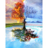 4 Seizoens Boom | Diamond Painting
