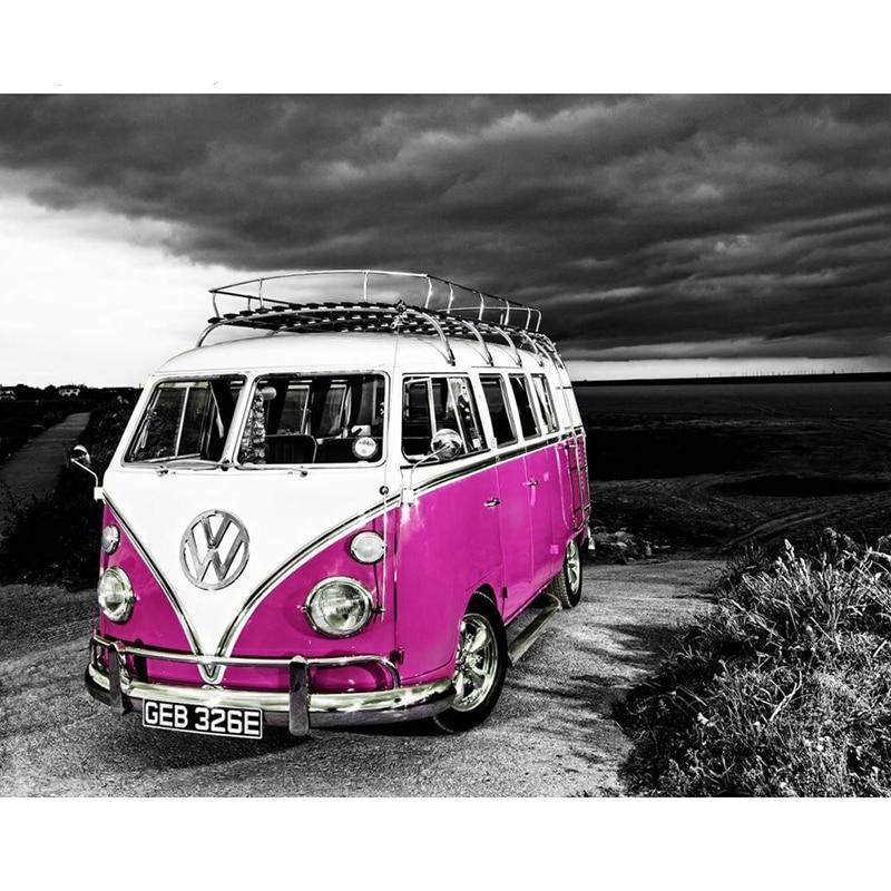 Oude VW Bus | Diamond Painting