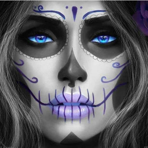 Vrouw - Masker | Diamond Painting