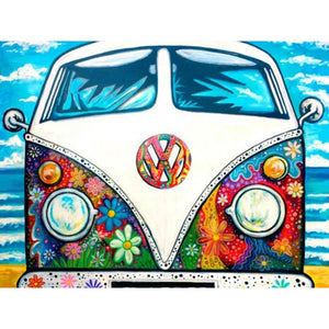 Oude VW Bus | Diamond Painting