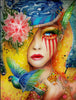Vrouw - Vogel | Diamond Painting