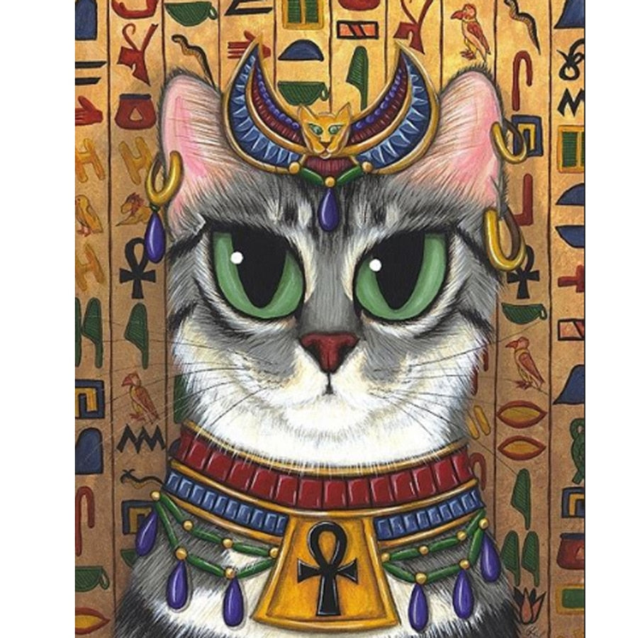 Egyptische Kat | Diamond Painting