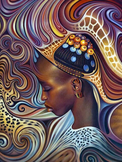 Afrikaanse Vrouw | Diamond Painting