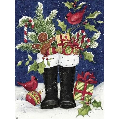 Kerst Laarzen | Diamond Painting