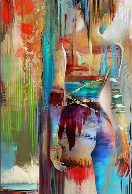 Vrouw Abstract