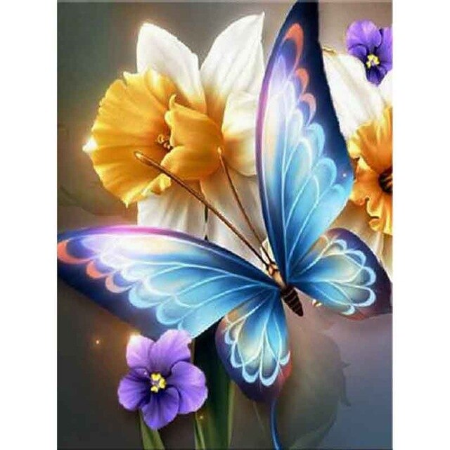 Vlinder - Narcis | Diamond Painting