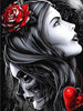 Doodshoofd Vrouw | Diamond Painting