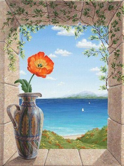 Bloem Bij Zee | Diamond Painting