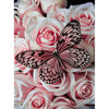 Vlinder - Rozen | Diamond Painting