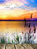 Steiger - Zonsondergang | Diamond Painting