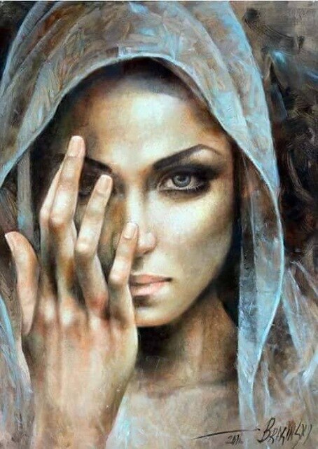 Vrouw Gezicht | Diamond Painting