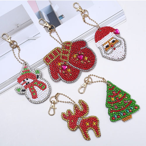 Kerst Sleutelhangers | 5 Stuks